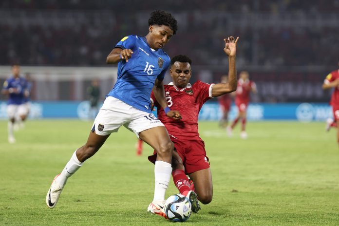 Laga Perdana Piala Dunia U-17, Indonesia tahan imbang ekuador dengan skor 1-1. (PSSI)