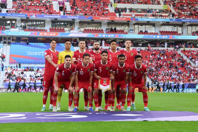 Laga Australia vs Indonesia di babak 16 besar Piala Asia 2023 berakhir dengan skor 4-0. (Foto: PSSI)