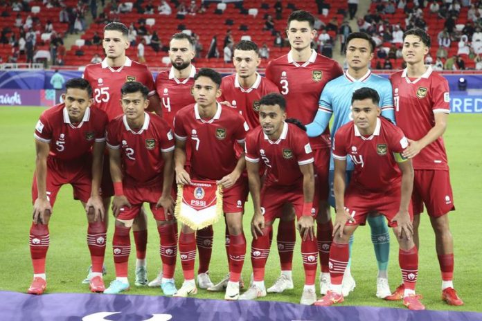Indonesia menang 1-0 Atas Vietnam pada Piala Asia 2023. (Foto: AP/Hussein Sayed)