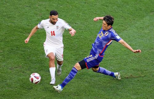 Iran berhasil unggul 2-1 atas Jepang dan sukses mengunci tiket ke semifinal Piala Asia 2023. (Foto: Reuters)