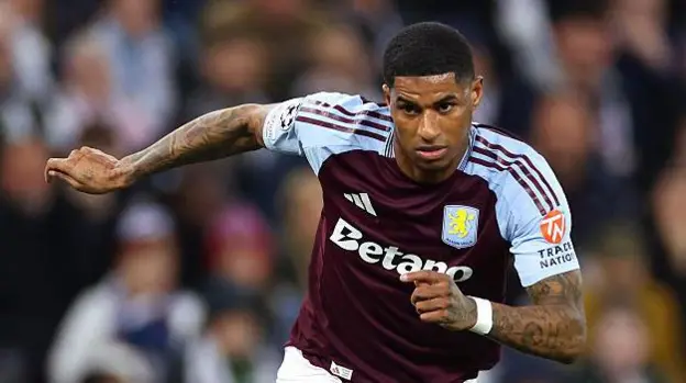 Marcus Rashford, penyerang Manchester United yang dipinjamkan ke Aston Villa (Foto: Getty Images)