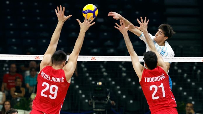 Hasil VNL Belgrade Argentina (Foto: volleyballworld)