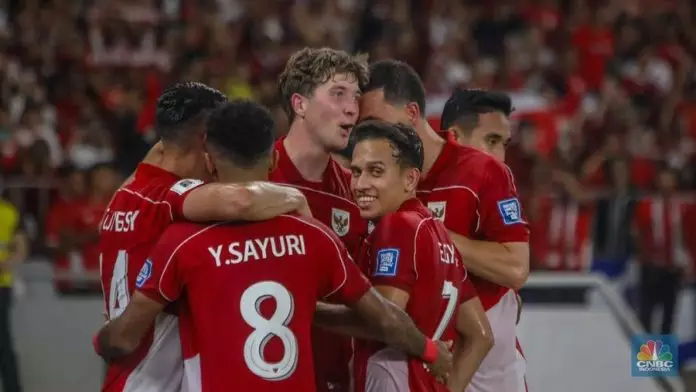 Indonesia Lolos ke Putaran Empat Kualifikasi Piala Dunia 2026 Zona Asia (Foto: CNBC Indonesia/Faisal Rahman)