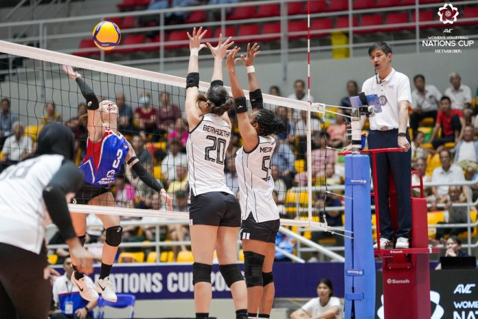 Indonesia vs Filipina Voli (Foto: AVC)