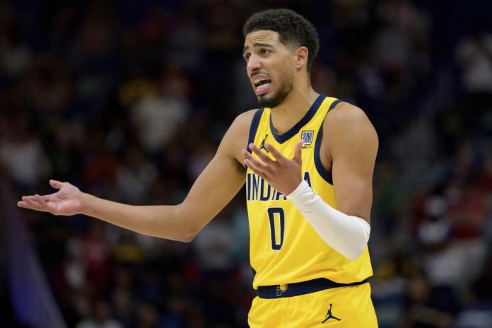 Tyrese Haliburton absen semusim NBA (Foto: AP Photo/Matthew Hinton)