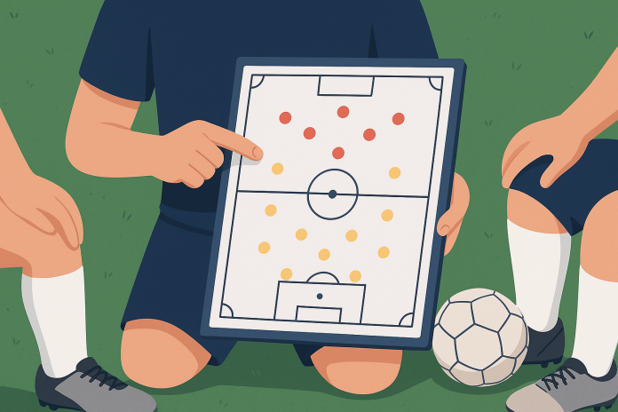 Taktik Sepak Bola (Ilustrasi)