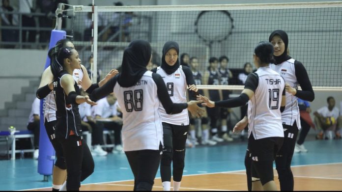 Hasil SEA V League Putri 2025 Leg 2: Indonesia Kembali Tumbang dengan Skor Telak 0-3 (Foto: PBVSI)