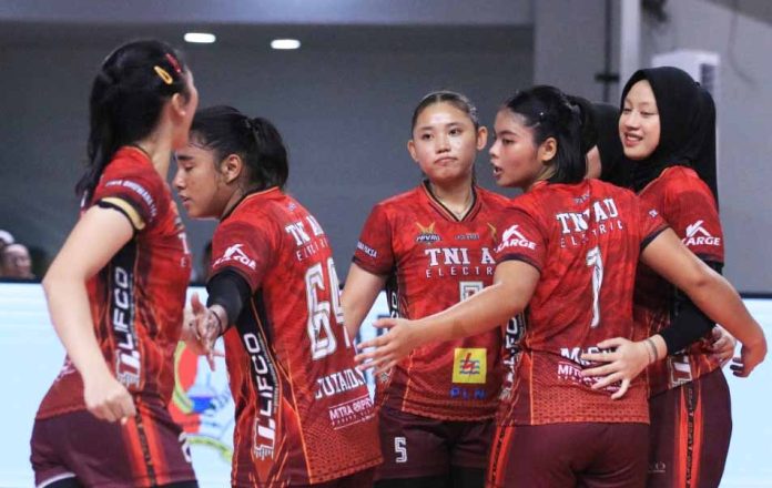 Roster Daftar Pemain TNI AU Electric untuk Livoli Putri 2025: Nomor & Posisi (Foto: PBVSI)