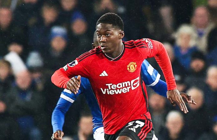 Real Madrid Incar Kobbie Mainoo: Siap Tebus €90 Juta untuk Gelandang Muda Manchester United? (Foto: X @brfootball)