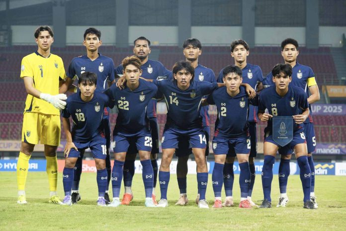Daftar Lengkap Pemain Timnas Thailand U-23 untuk Kualifikasi Piala Asia U-23 2026 (Foto: Facebook/ThailandNTOfficial)