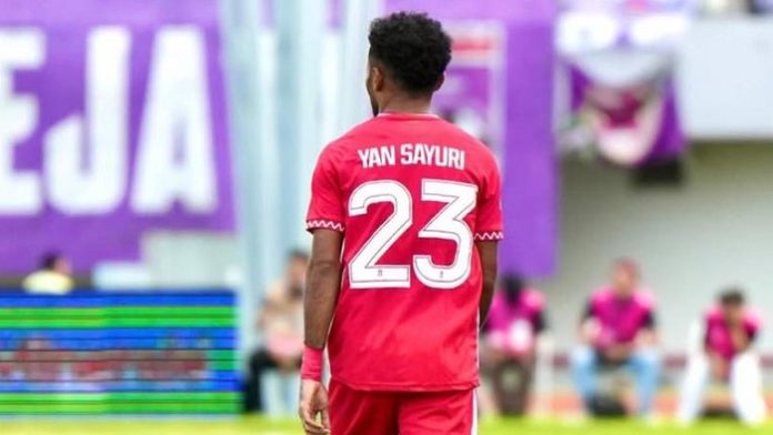 Pemain Malut United, Yance Sayuri. (Foto: Dok. Instagram Yance Sayuri)