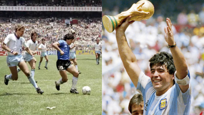 Sejarah Tangan Tuhan Maradona di Piala Dunia 1986: Argentina vs Inggris yang Legendaris (Foto: Getty Images)