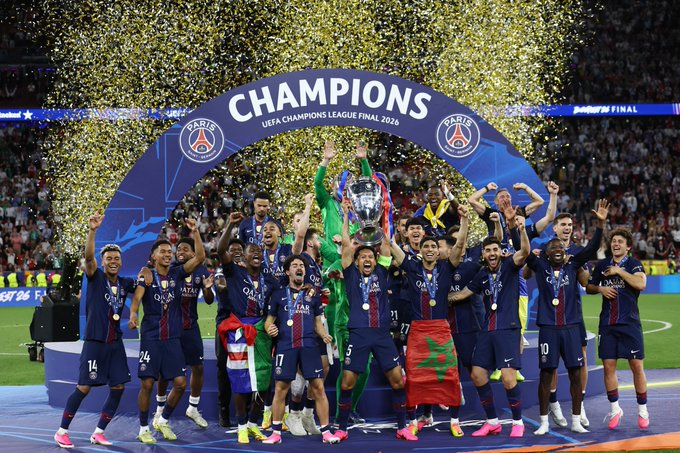 PSG Juara Liga Champions 2026 (Foto: X/@PSG_English )
