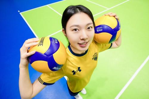 5 Pevoli Supercantik Bergaji Fantastis di Liga Voli Korea 2026, Rekan Setim Megawati Duduki Posisi Teratas (Foto: Instagram/@hjyang14v)